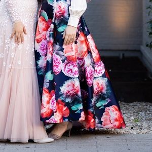 Eliza J high waist evening skirt